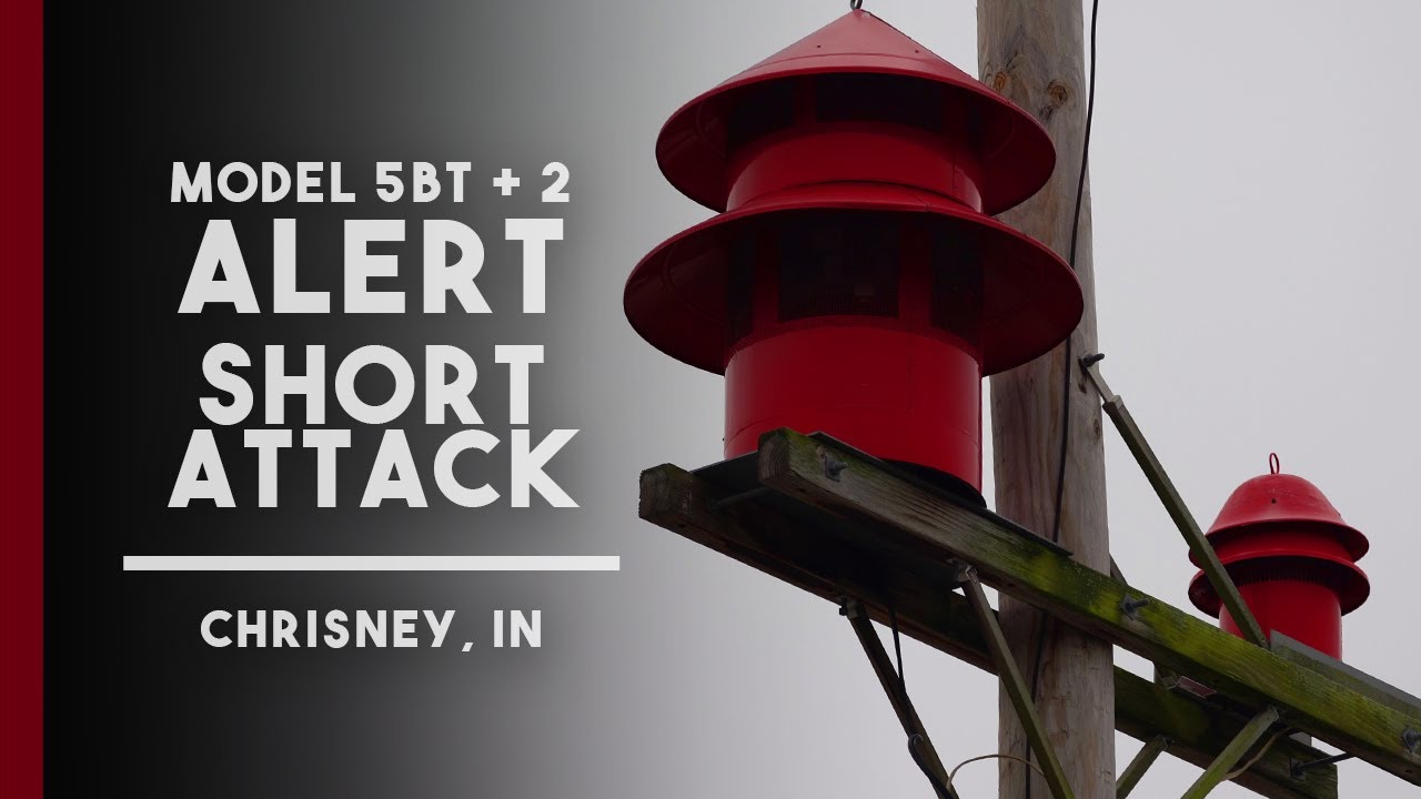 FS Model 5BT & Darley Model 2 | Alert & Short Attack | Chrisney, IN (Tornado/Fire Siren Test)