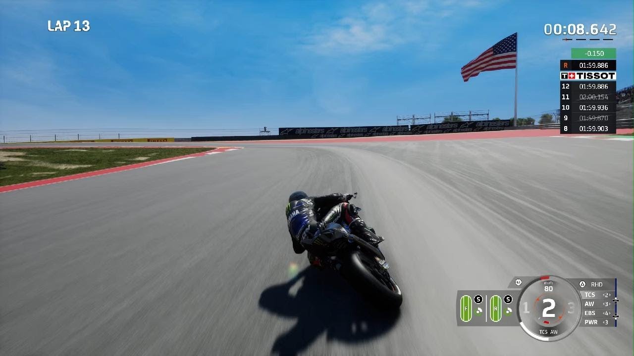MotoGP24 Austin 1:59.737 Yamaha + Setup