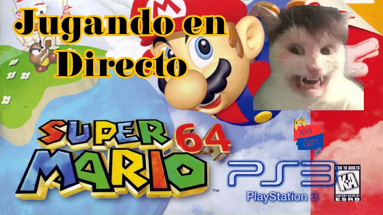Tarde de Súper Mario 64 en PS3 😏