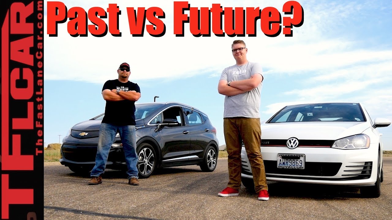 Past vs Future: 2017 Chevy Bolt vs VW GTI Drag Race