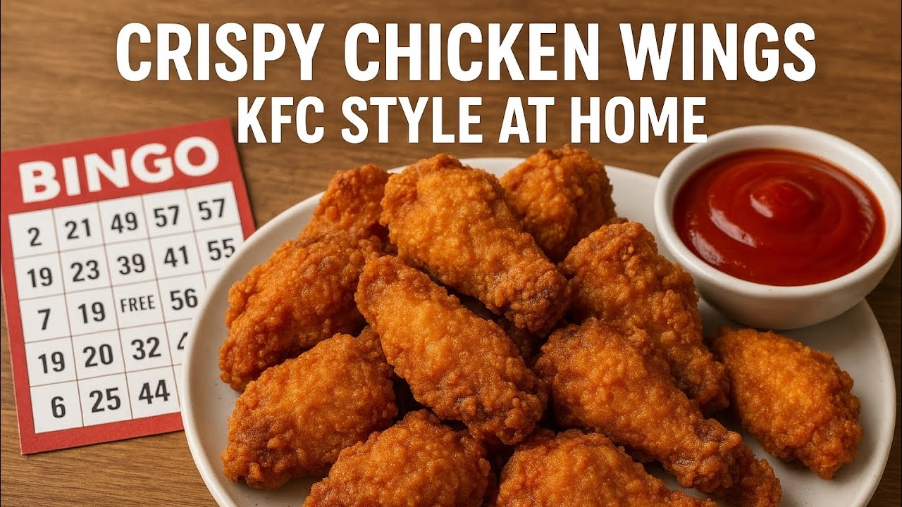 🍗 Crispy Chicken Wings with Bingo | KFC Style at Home | #homemade Durga's #kitchen 
