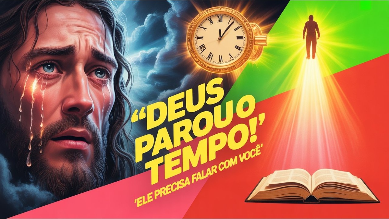DEUS DIZ: DEUS PAROU O TEMPO POR 1 MINUTO PARA FALAR COM VOCÊ: O QUE ELE DISSE MUDARÁ SEU FUTURO