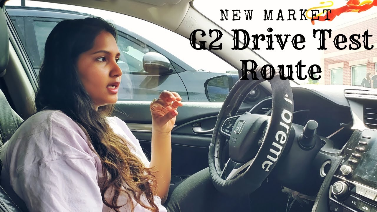 New Market G2 driving test route | Tamil #canada #drivetest #newmarket #ontario