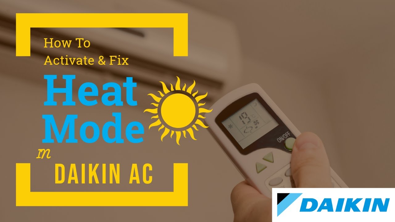 Daikin AC heat mode (How To Activate) | Daikin AC In Winter