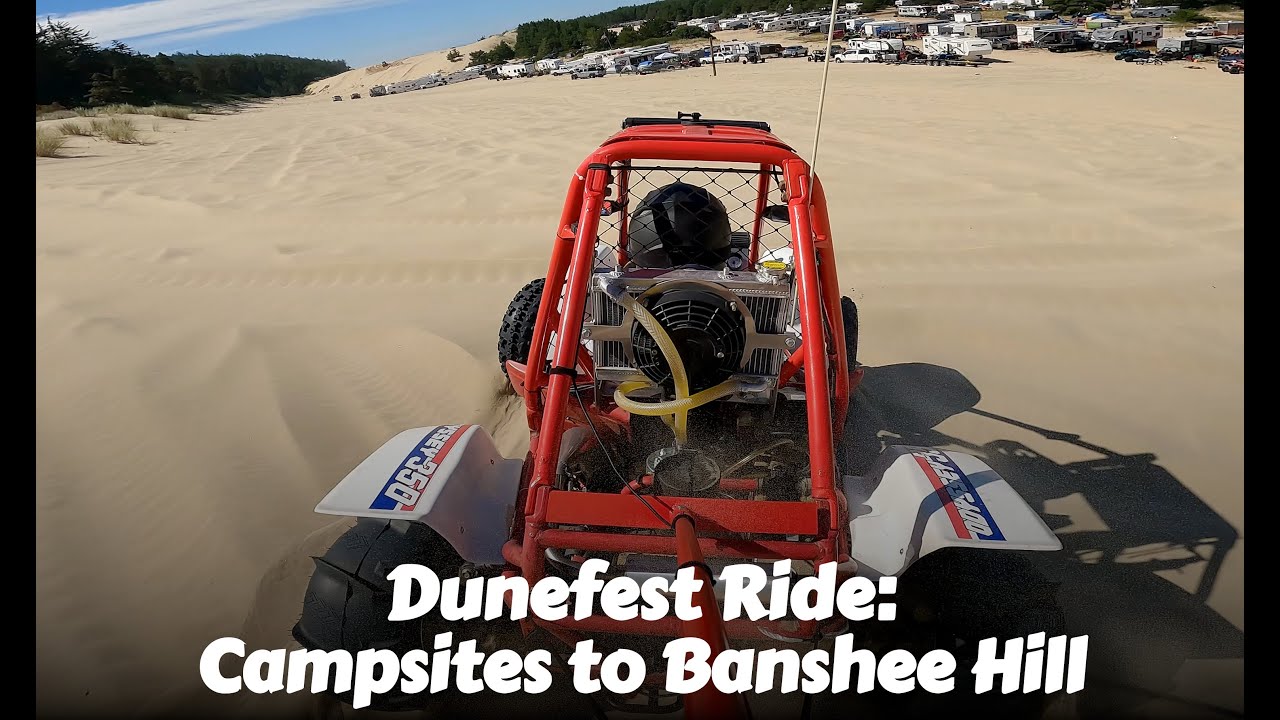 Dunefest - Cruise Through Sand Camping & Out to Banshee Hill at Umpqua Beach OHV Park, Oregon