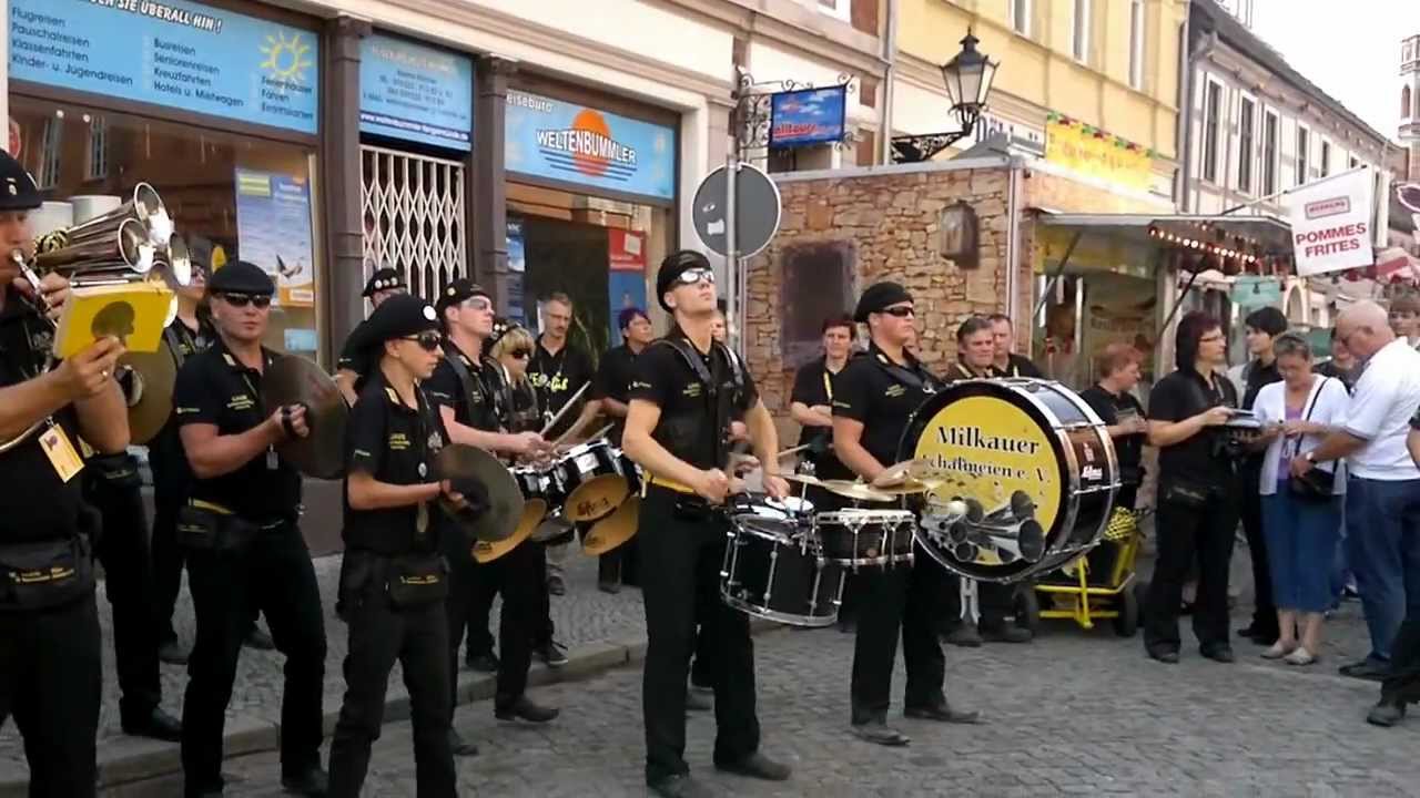 BURGFEST TANGERMÜNDE 2012 MILKAUER SCHALMEIEN