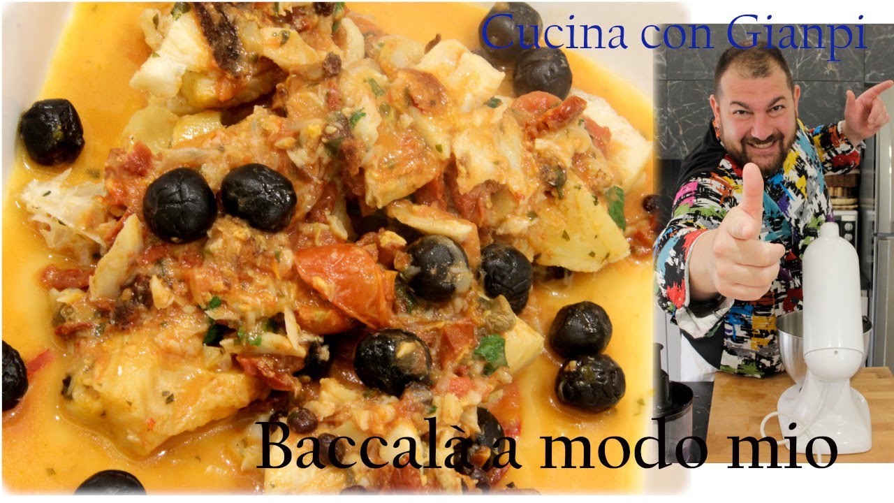 BACCALA' A MODO MIO - ricetta semplice e gustosissima /Cucina con Gianpi