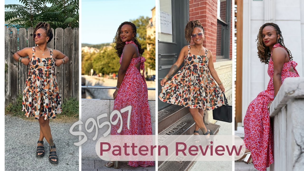 Simplicity 9597 review | perfect summer dress | easily hackable | very flattering