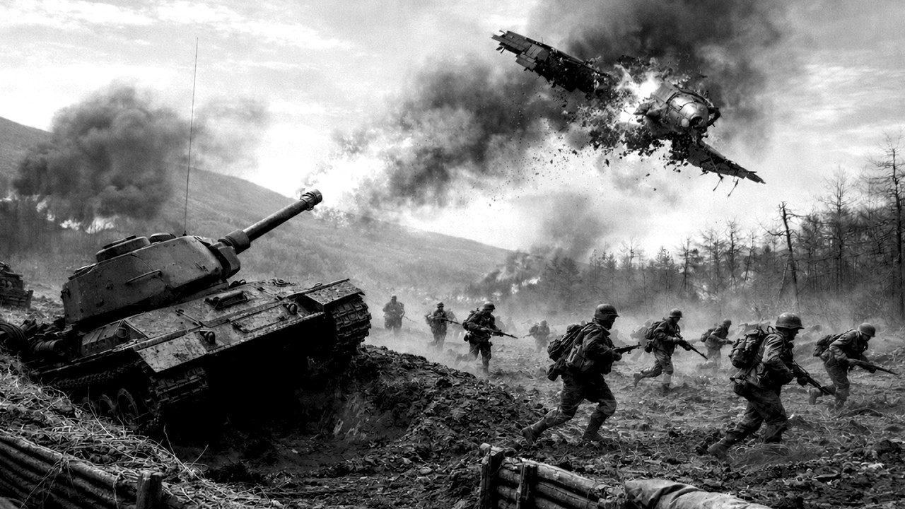 Los alemanes quedaron atónitos cuando un T-34 soviético derribó su AVIÓN EN PLENO VUELO: Kursk 1943