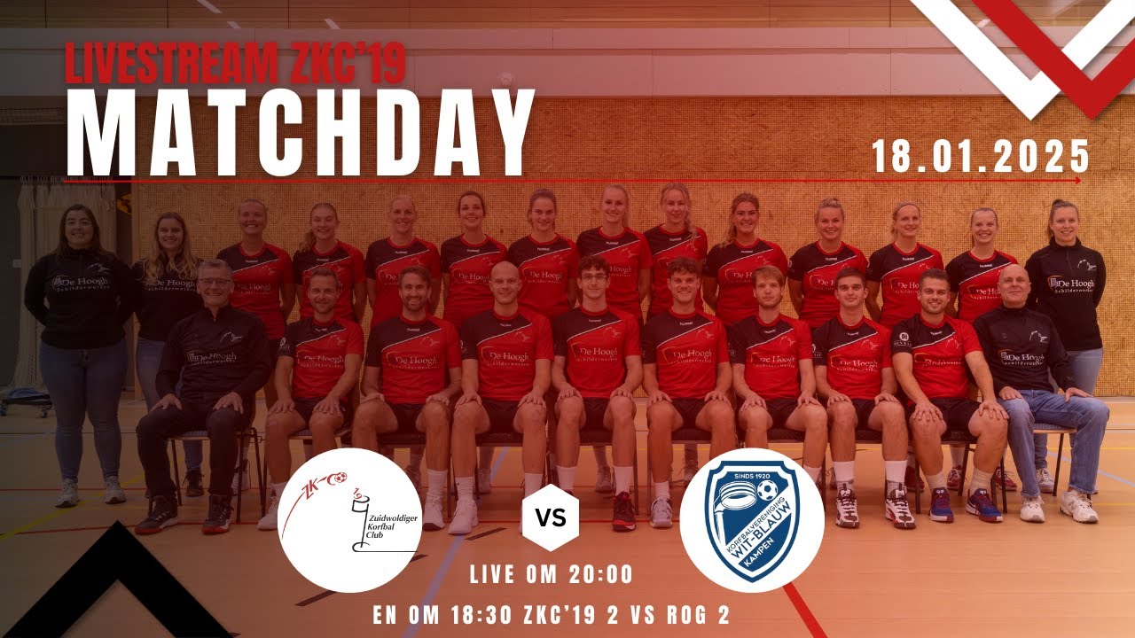 Livestream ZKC'19 | ZKC'19 1 - Wit-Blauw/Green Organics 1 | ZKC'19 2 - ROG 2