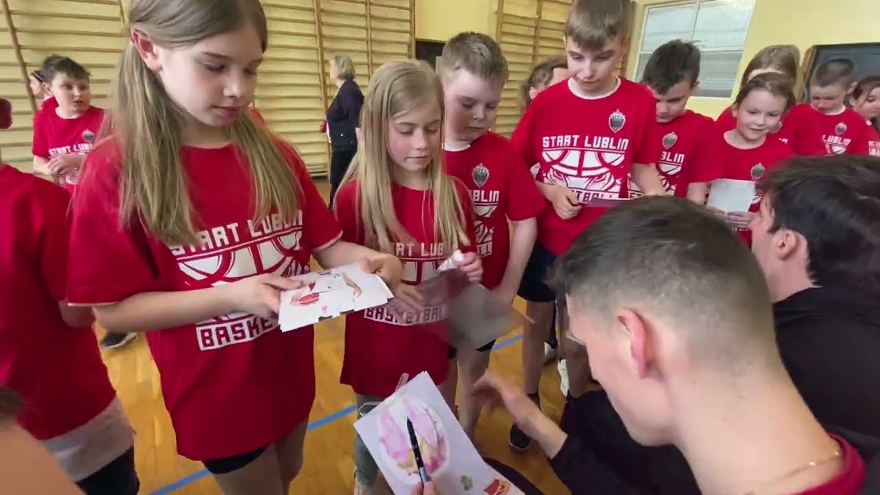 Trening z drużyną Polskiego Cukru Startu Lublin | Szkoła Podstawowa nr 44 w Lublinie
