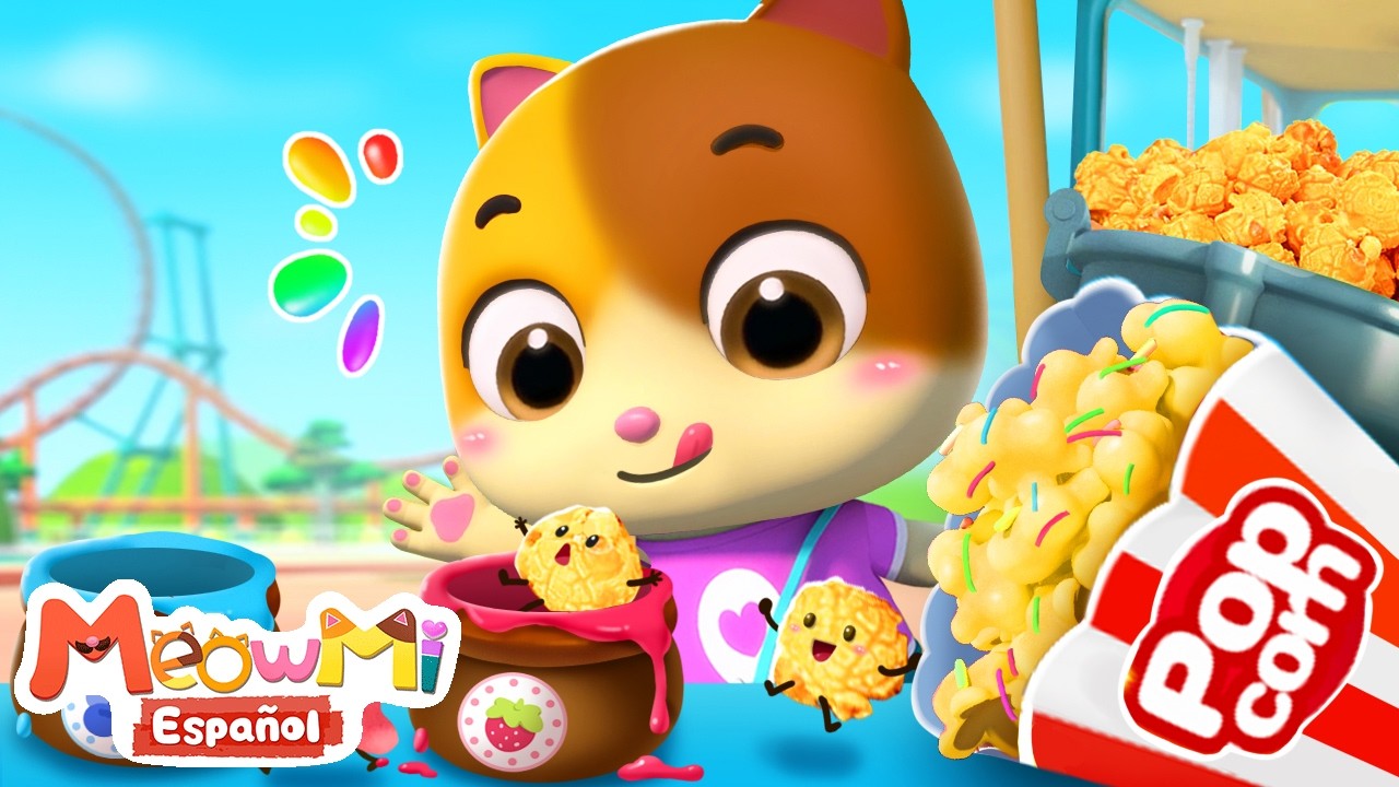 🍿Deliciosas Palomitas de Maíz | Canción de Colores | Canción Infantil | MeowMi Family Show Español