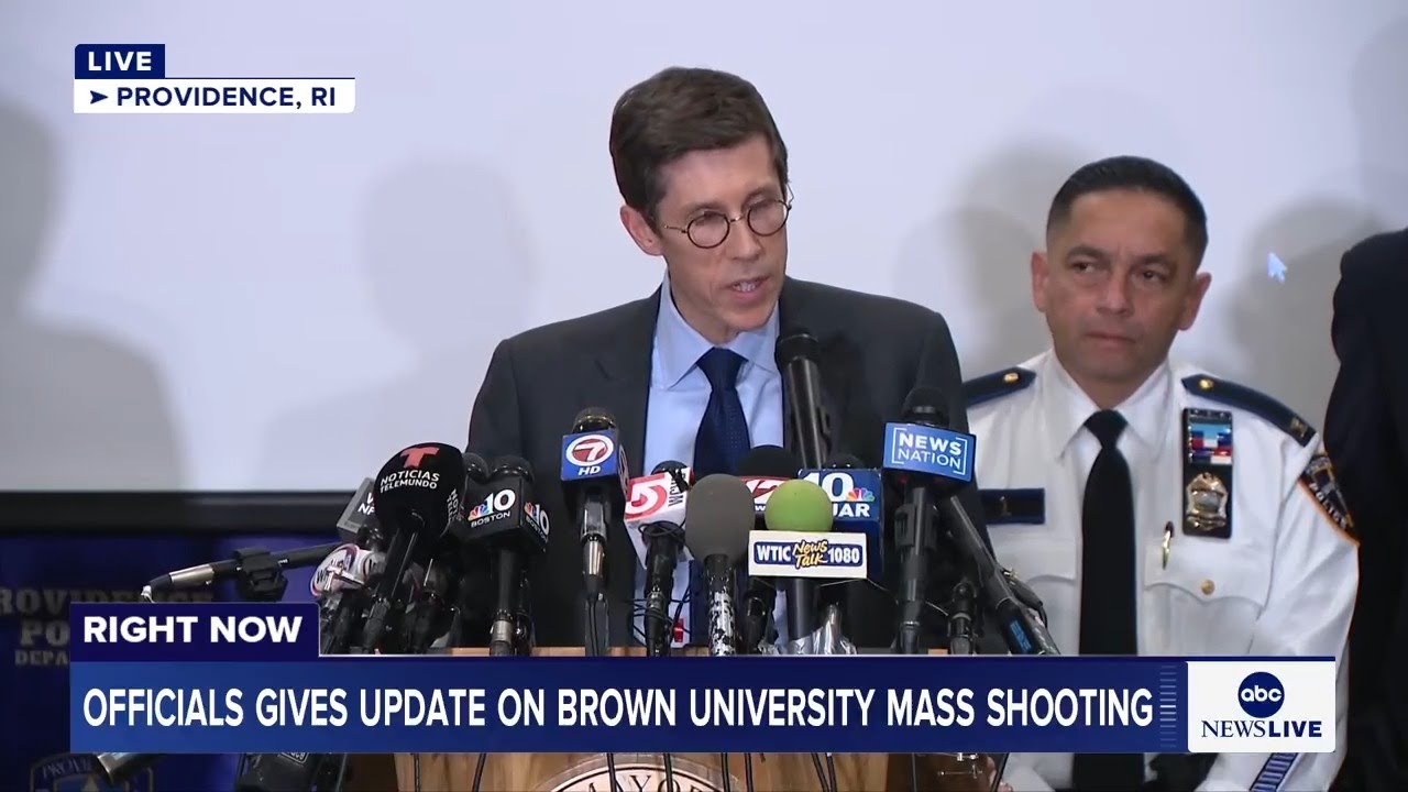 LIVE: Providence Mayor Smiley gives update on Brown University mass shooting