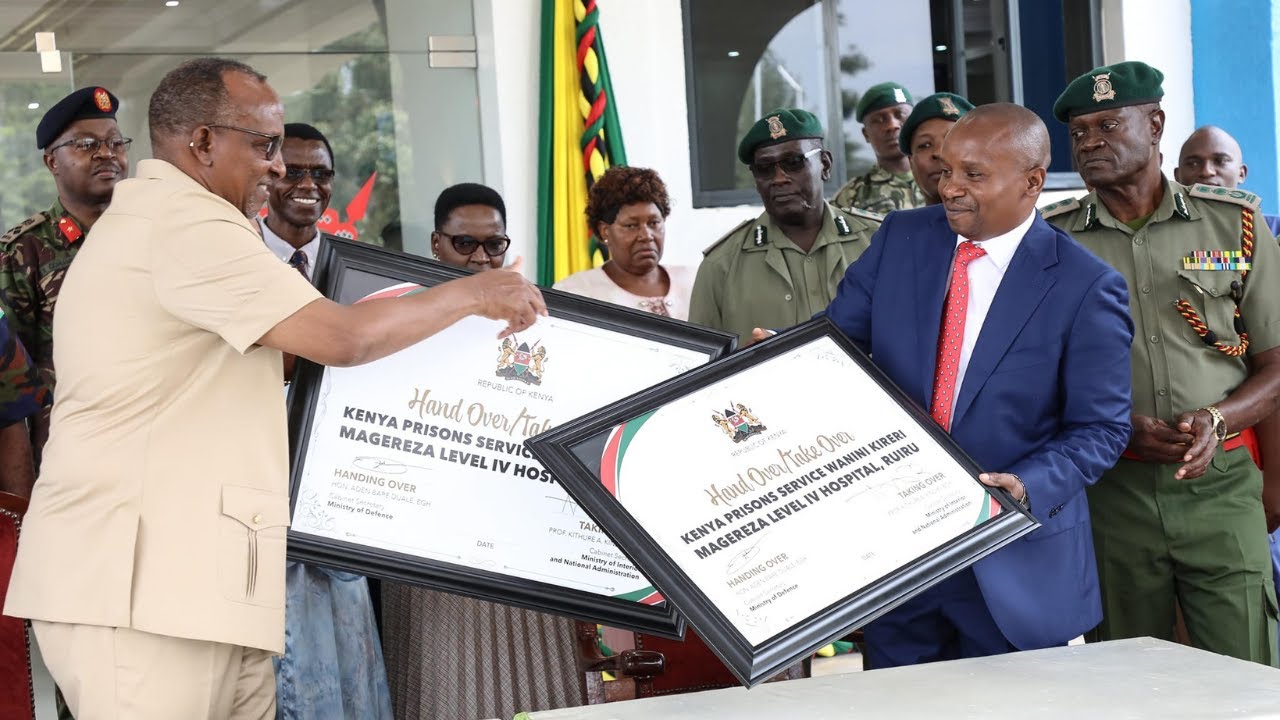 THIS MAN KINDIKI! Watch the Historic Handover Ceremony of Wanini Kireri Magereza Hospital in Ruiru