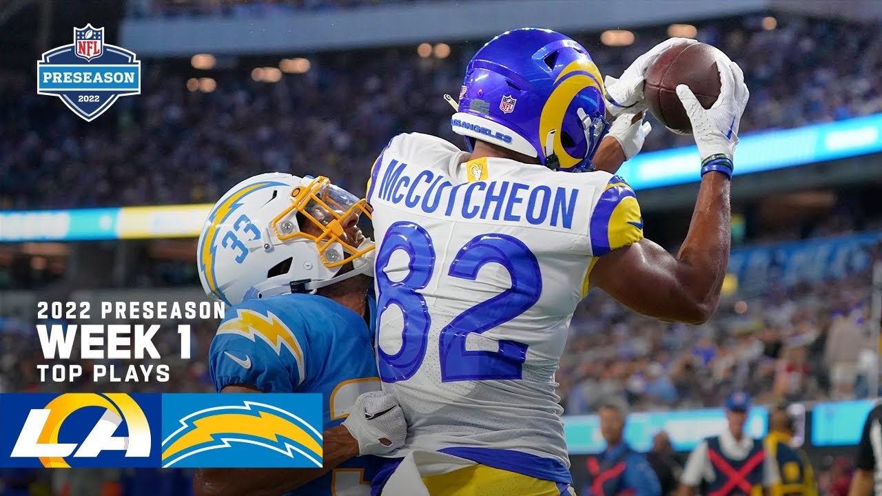 Highlights: Rams' Preseason Win vs. Chargers | Lance McCutcheon Touchdowns, Best Plays & More