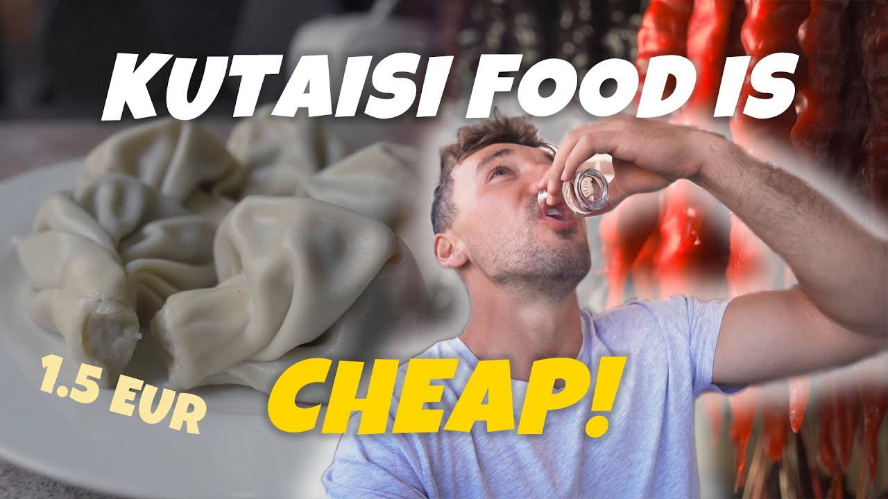 HOW MUCH FOOD FOR 25€? Kutaisi, Georgia 🇬🇪