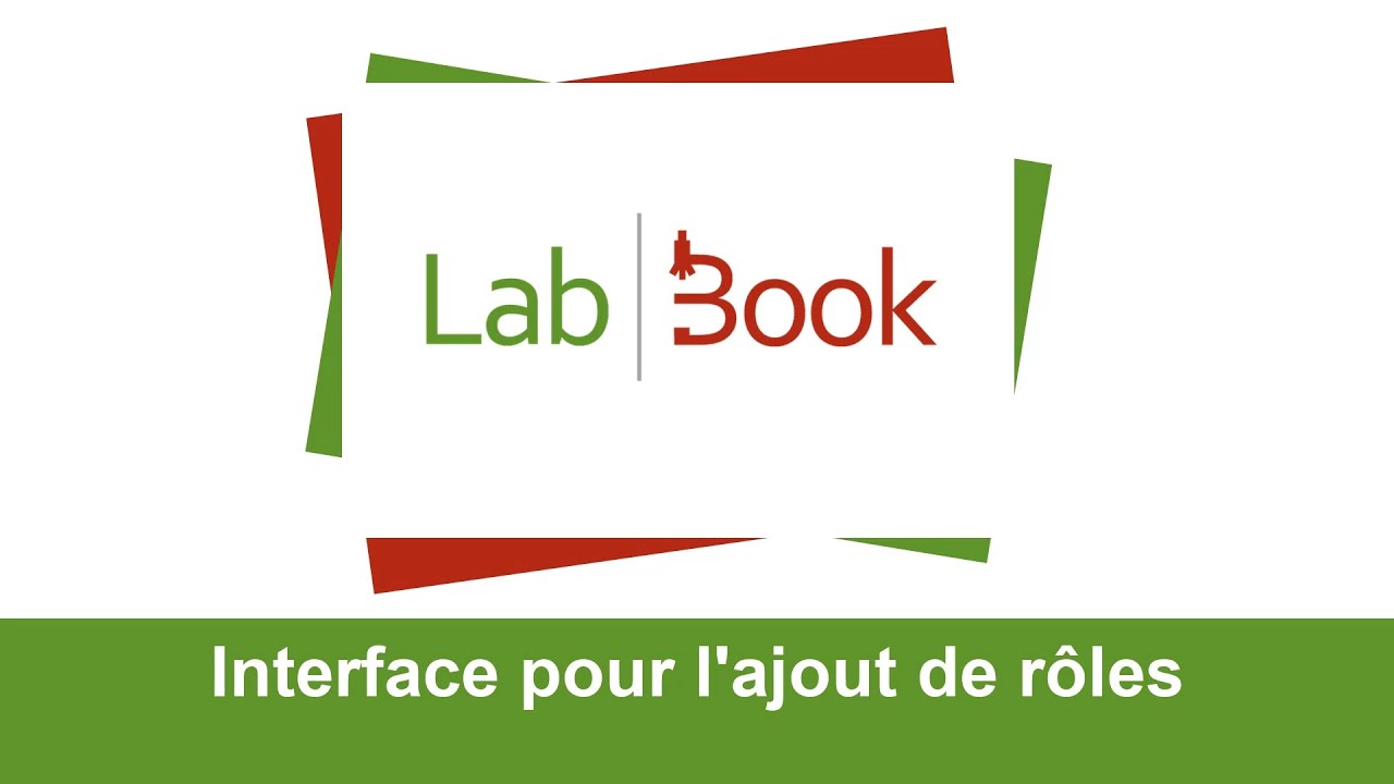 labbook interface ajout de role 3.5