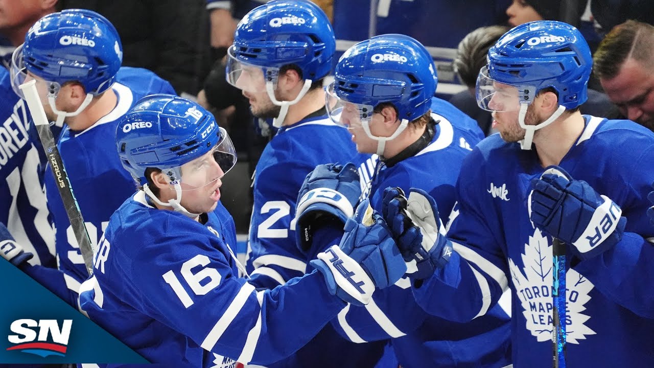 Maple Leafs' Mitch Marner Wires Home Go-Ahead Goal Late vs. Panthers
