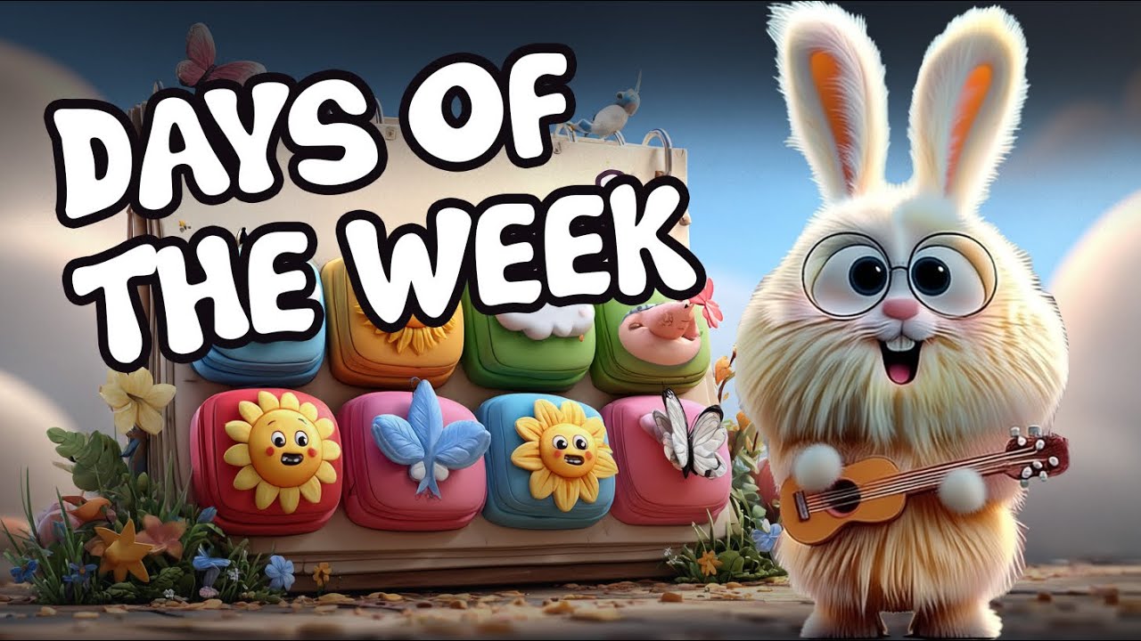 Days of the Week Song for Kids | Learn the Days with Wonder Bunny