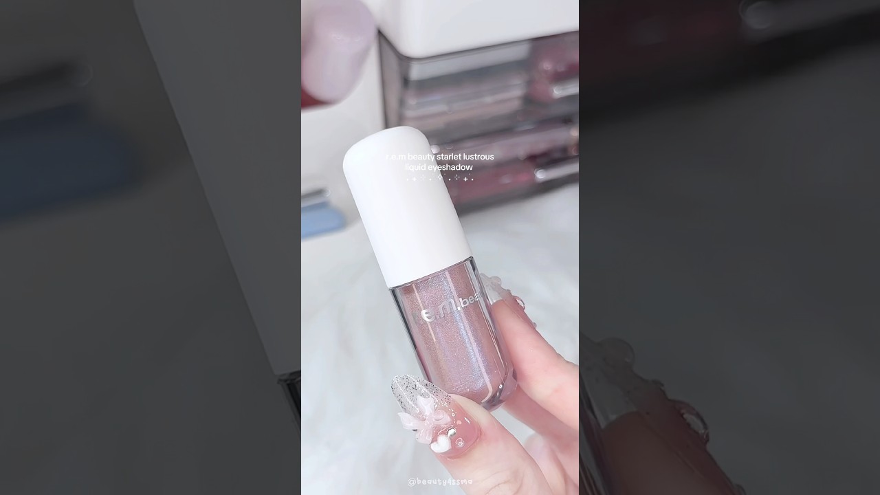 @r.e.m. beauty starlet lustrous liquid eyeshadow in shade fembot ✨#rembeauty #liquideyeshadow