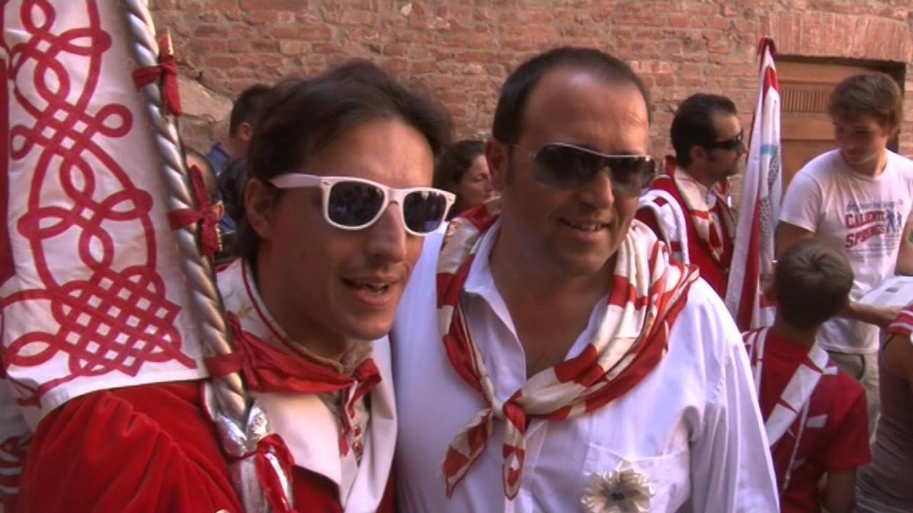 PARTE 3 - Palio 16 agosto 2011 - Imperiale Contrada della Giraffa - Brivido Bianco Rosso