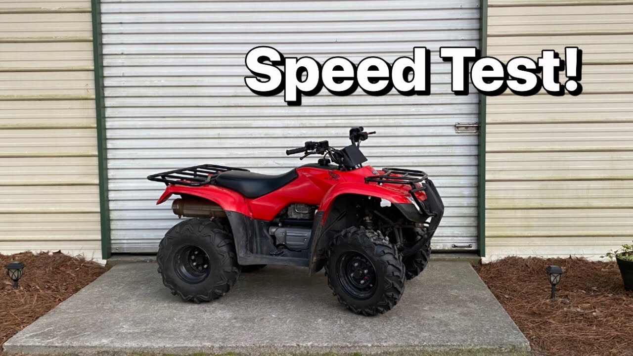250 Honda Recon Speed Test! “Insane Speed!”