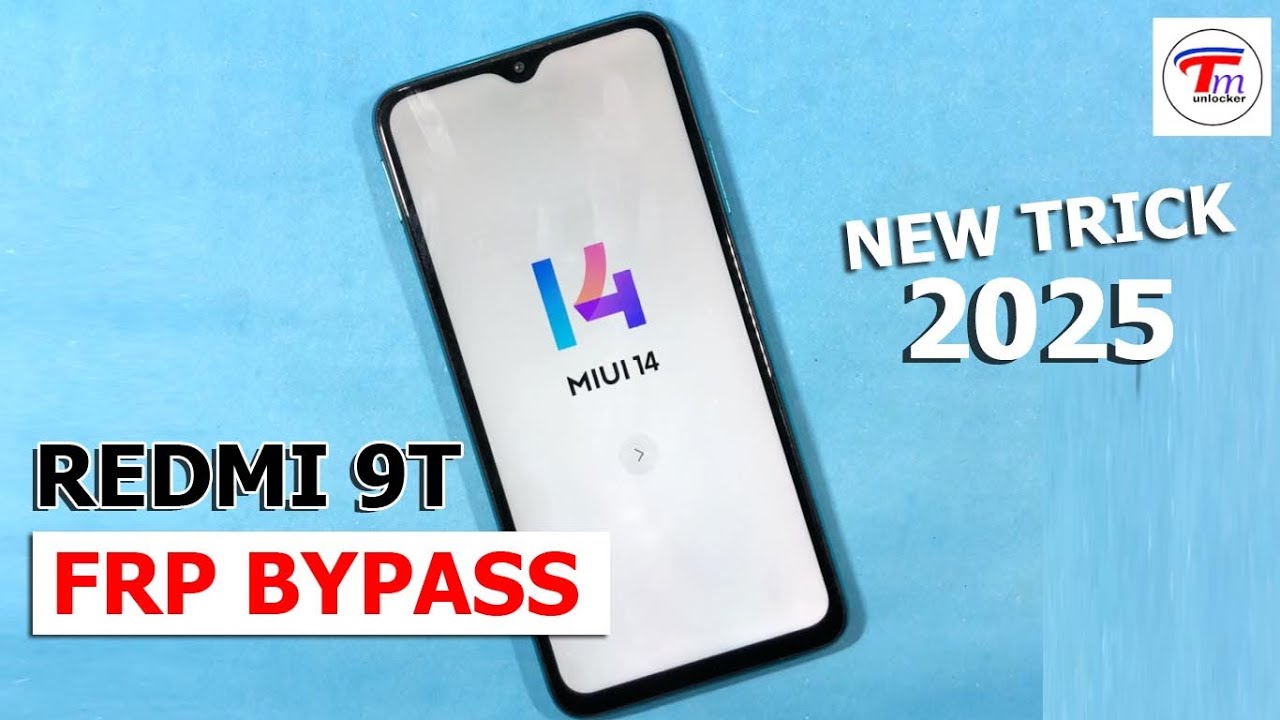 How to Xiaomi /redmi 9t Frp Bypass Miui 14 2025 || Redmi 9t Google Account Lock Unlock