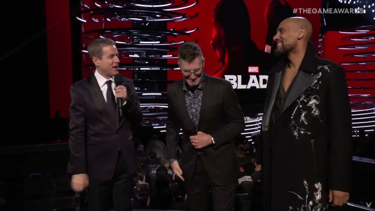 Geoff Keighley says the N word live on stage