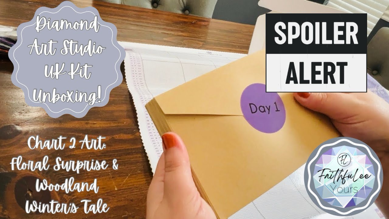 Unboxing Diamond Art Studio UK Chart 2 Art Kits! 2024 Advent + Floral Surprise (Minor Spoilers)!