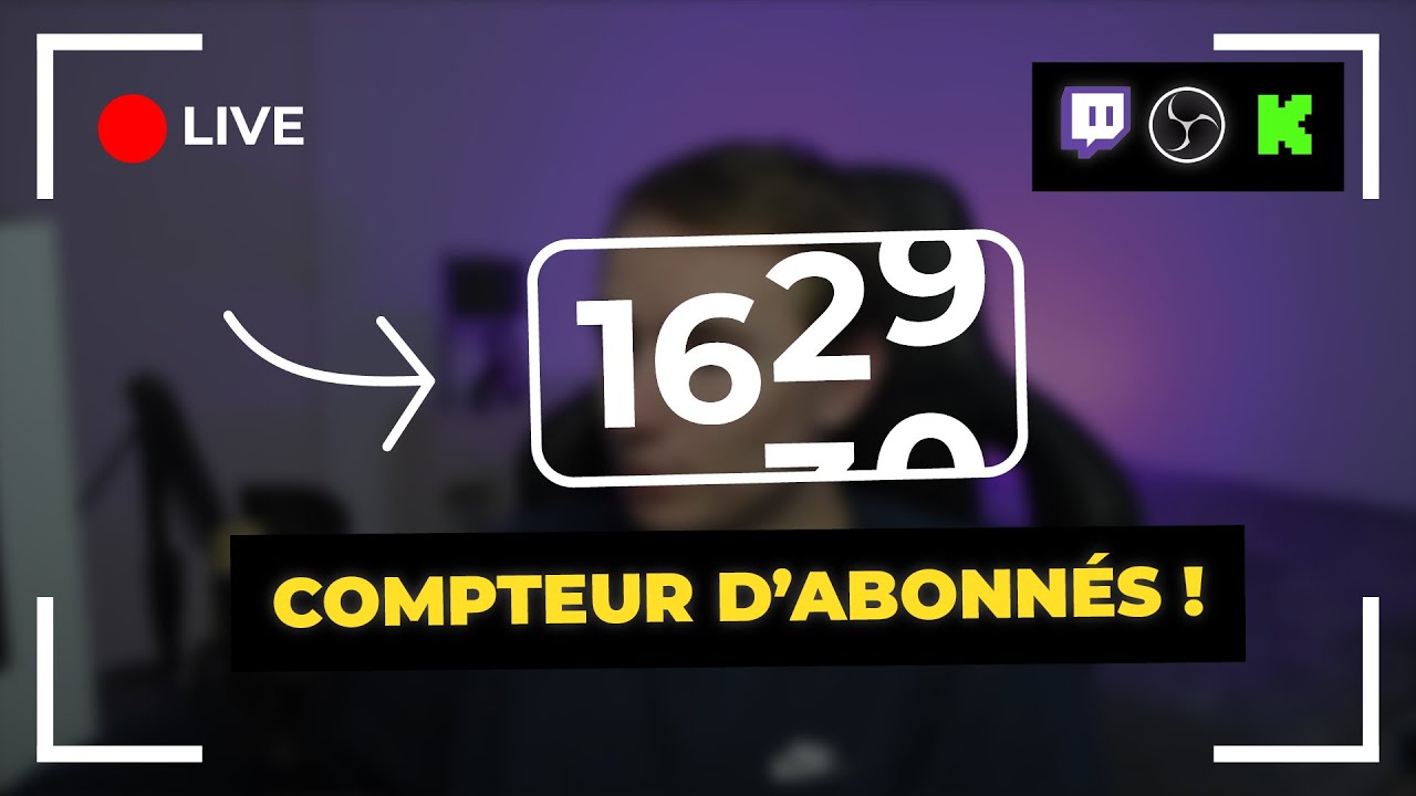 Coder un COMPTEUR D'ABONN&Eacute;S YouTube pour vos streams ! | &Agrave; int&eacute;grer sur OBS
