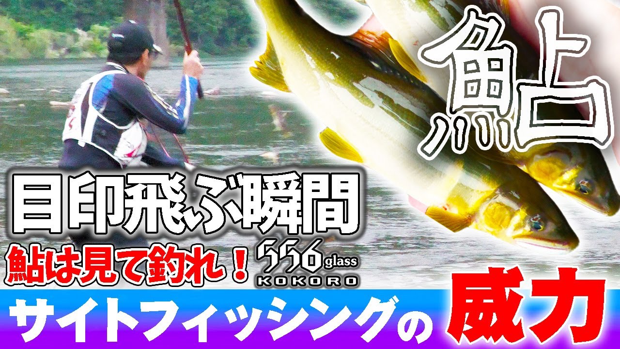 【鮎】目印飛ぶ瞬間 アユは見て釣れ サイトフィッシングの威力 三重県大内山川 かじやんの川漁師な日々 友釣り