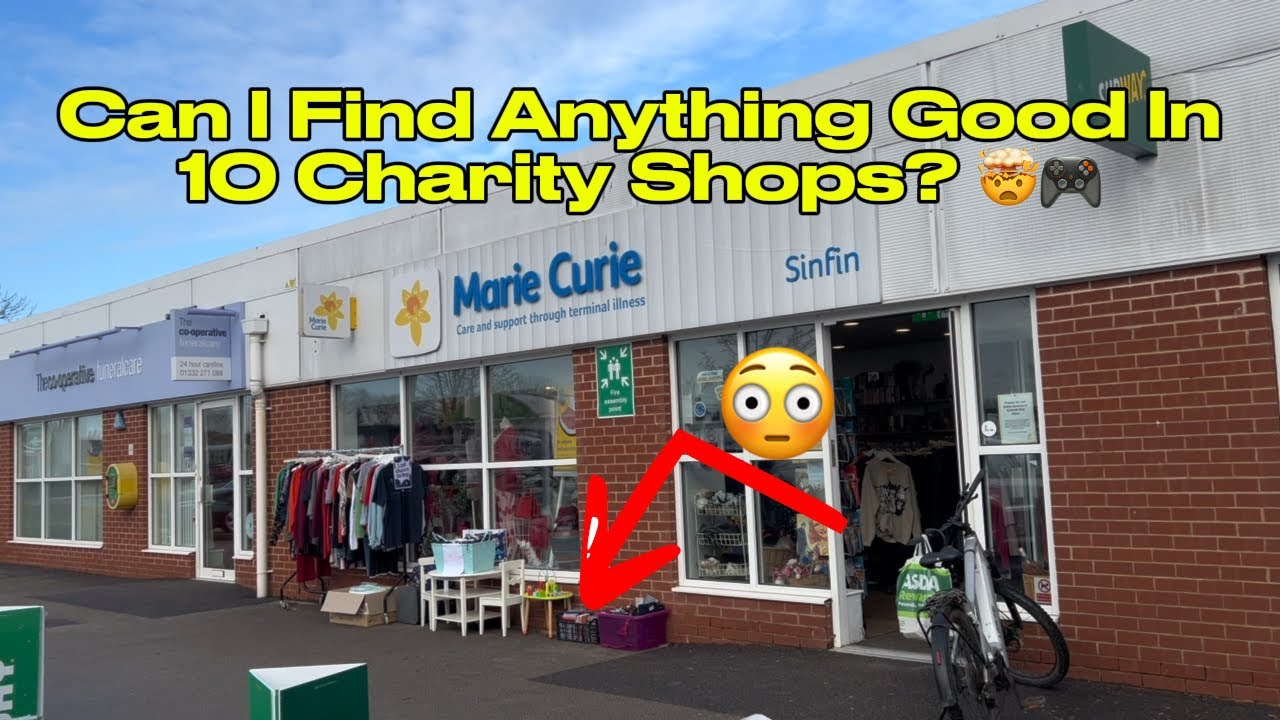 VLOG 23 - CAN I FIND ANYTHING GOOD IN 10 CHARITY SHOPS? 🤯