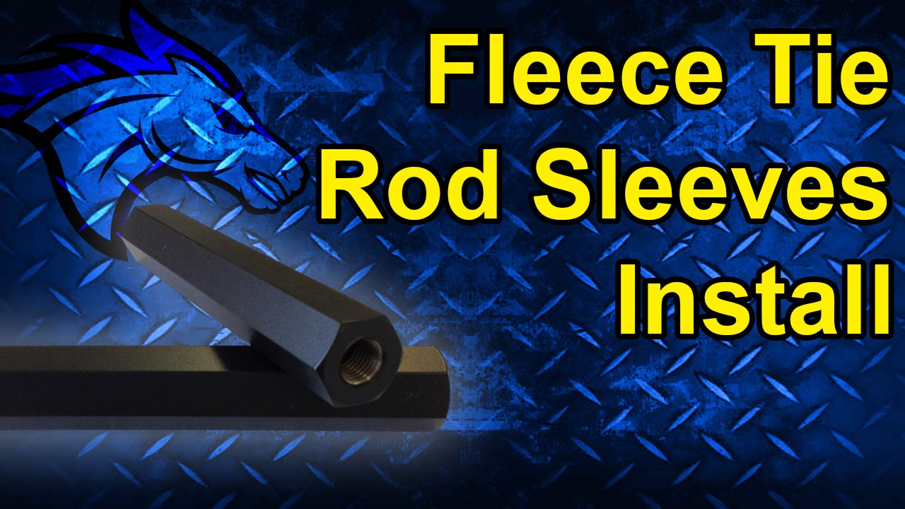 Tie Rod Sleeves by Fleece Performance Install: 99-10 GM 2500-3500HD #FPE-TIERODSLEEVES