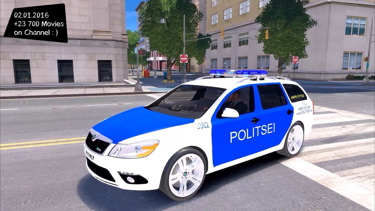 Estonian Police Skoda Octavia RS Combi 2010 - GTA IV MOD ENB | 2.7K / 1440p ! _REVIEW