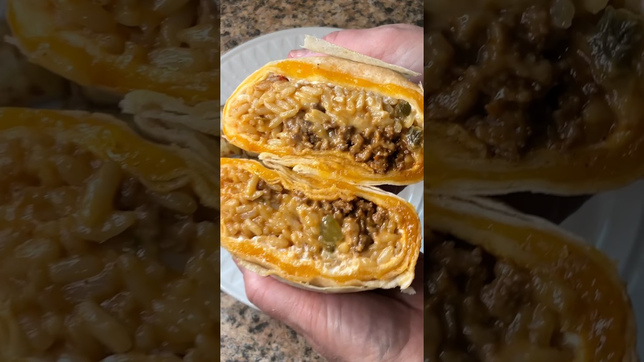 We got Taco Bell at home! These Quesaritos were 🔥 #quesaritos #tacobell #delicious #copycatrecipe