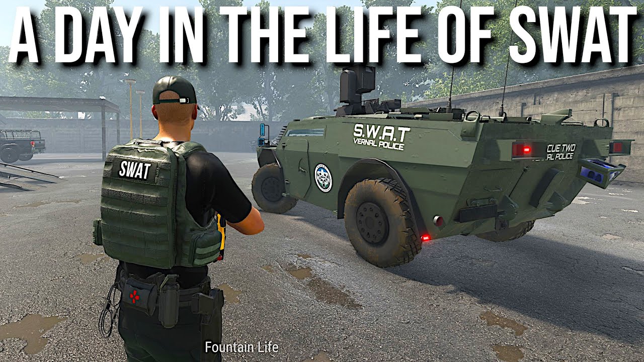 A Day in the Life of a SWAT Officer in Arma Life (Fountain Life EP9)