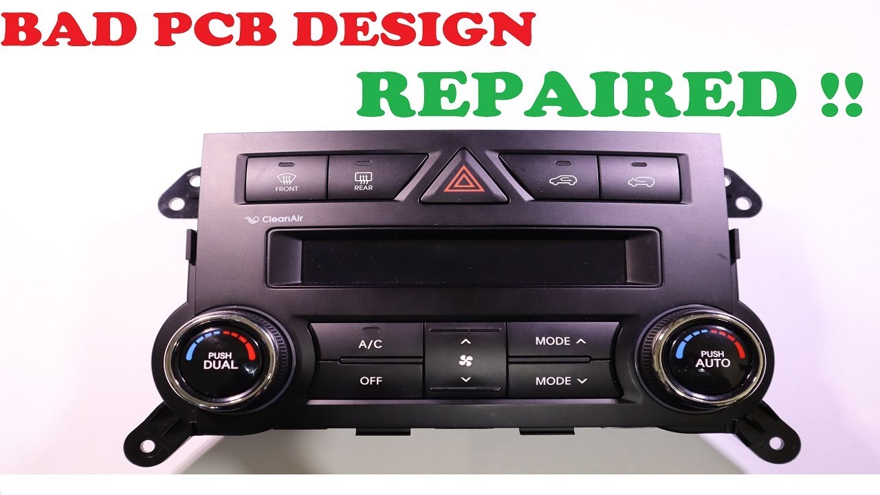 Kia Sorento climate control module repair