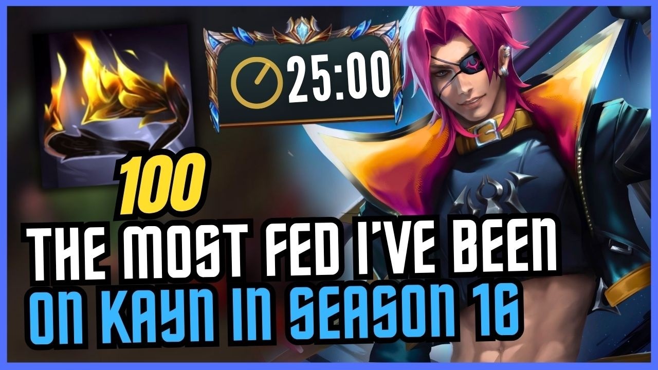 500 AD KAYN НА 25 МИНУТАХ..? (Только для игроков без ранга Challenger Blue)