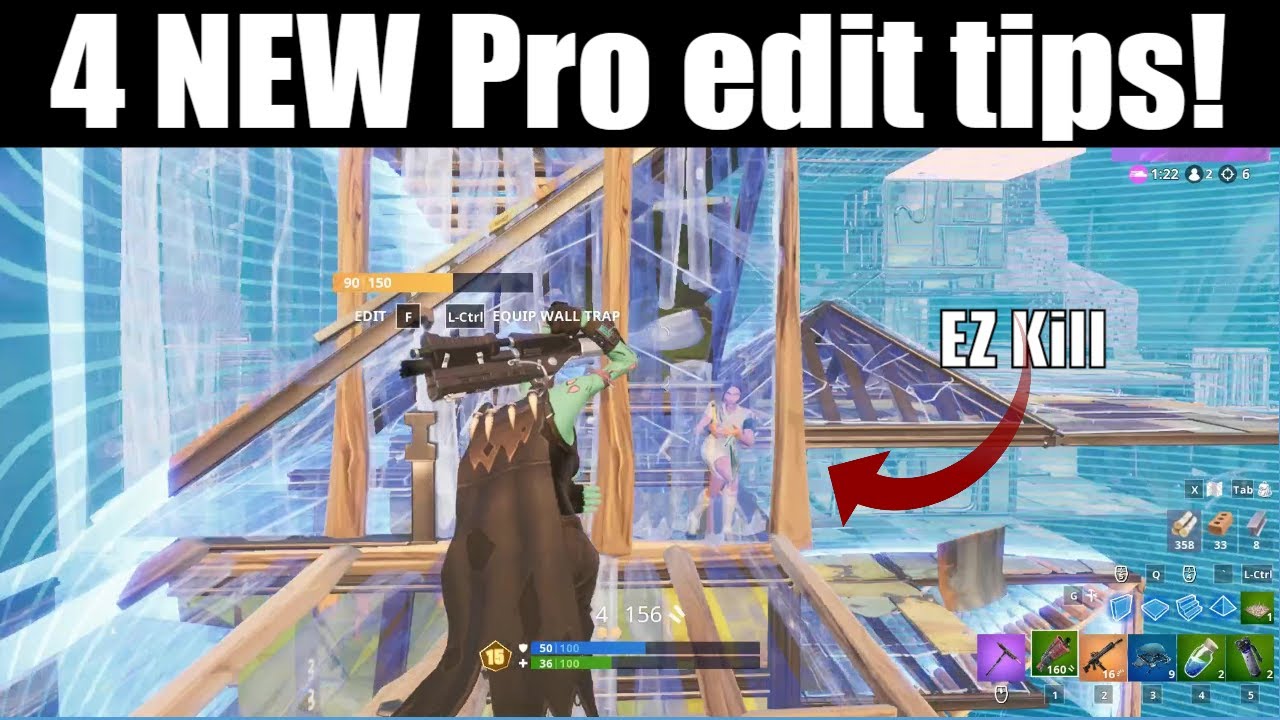 4+ NEW Pro Editing Drills In Fortnite Creative Mode! How To Easily Win Fights!