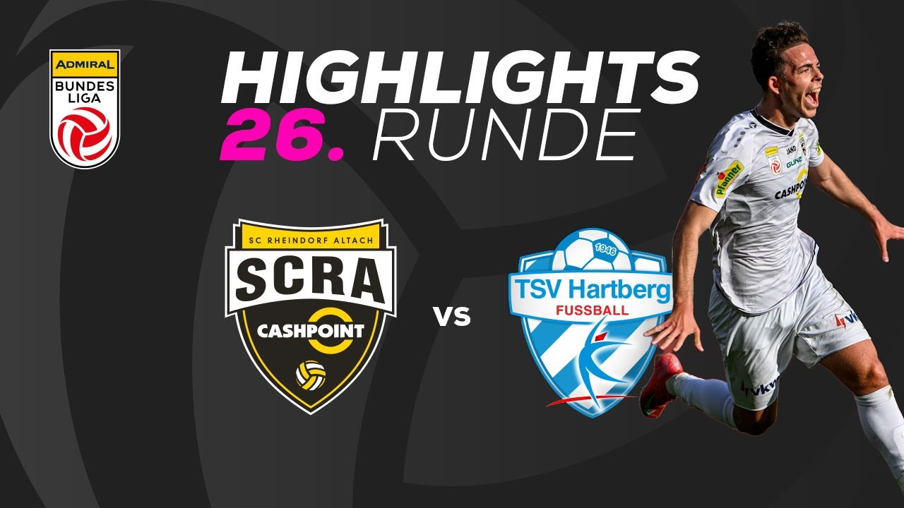 CASHPOINT SCR Altach - TSV Egger Glas Hartberg 26. Runde ADMIRAL Bundesliga 2024/25