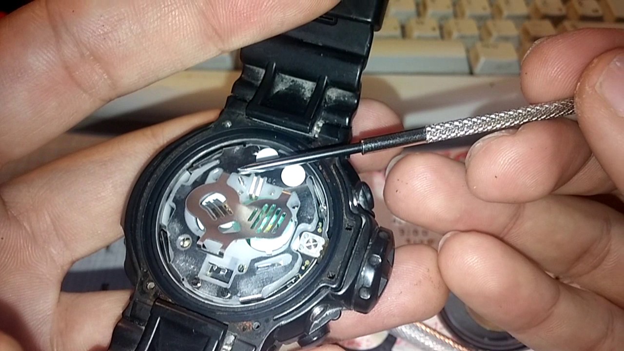 Casio G-Shock DW-6500 battery replacement (re-setting the watch)