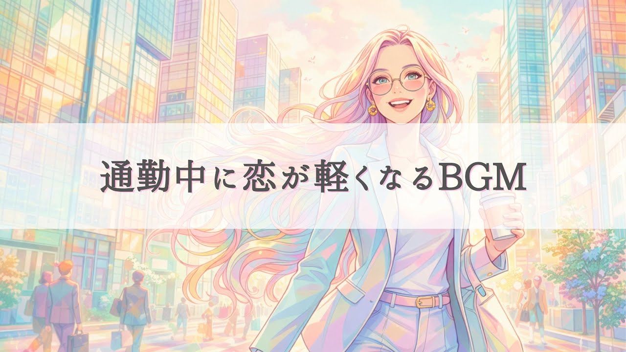 【朝の通勤用】聞き流すだけで恋の流れが軽くなるポップBGM｜月曜の朝に