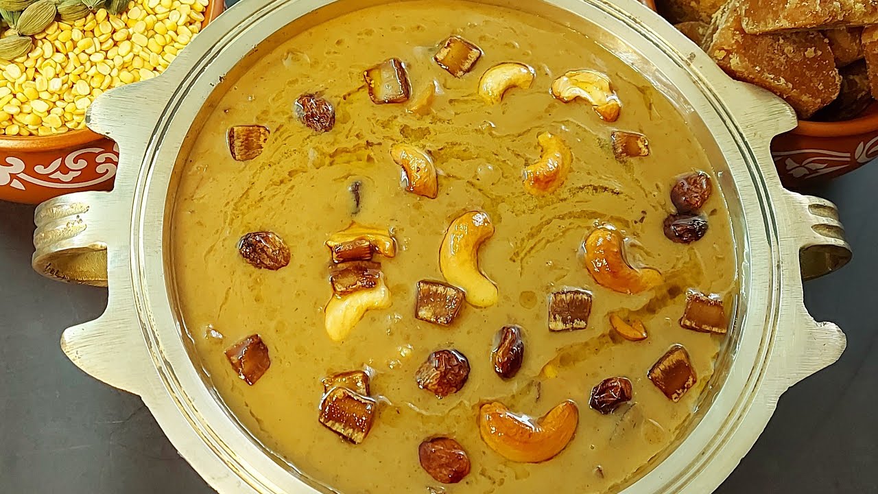 பாசிப்பருப்பு பாயாசம் பால் திரியாமல் சுவையாக செய்வது எப்படி! Payasam | Navaratri Special _ Payasam