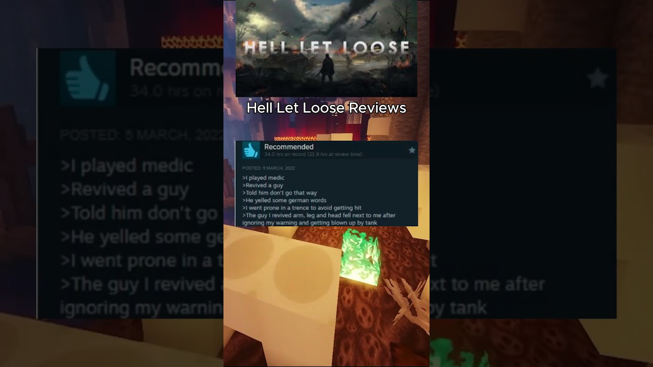 Funny steam reviews from Hell Let Loose #steamreviews #steam