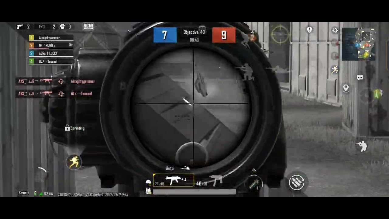 BGMI BLACK AND WHITE GLITCH