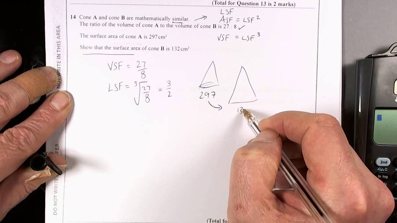March 2018 Mock P3H Q14 Similar 3D Shapes