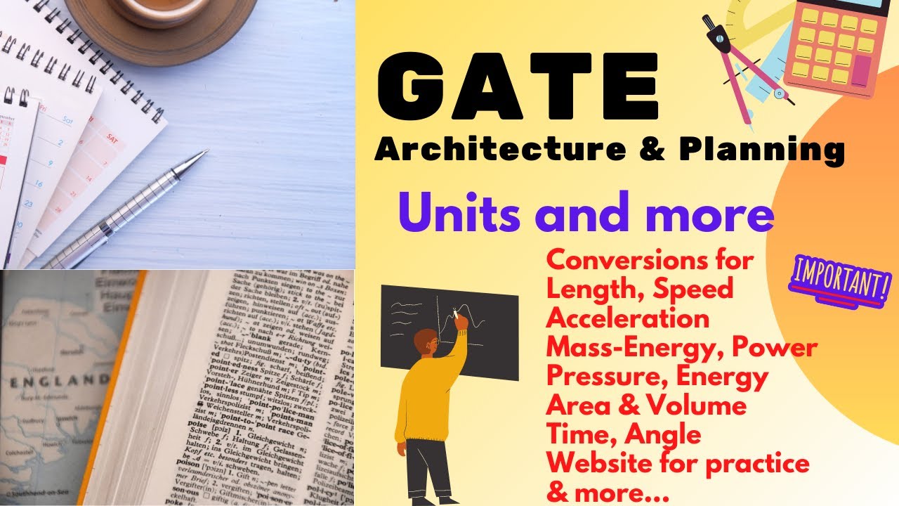 GATE - Architecture and Planning - Units and more