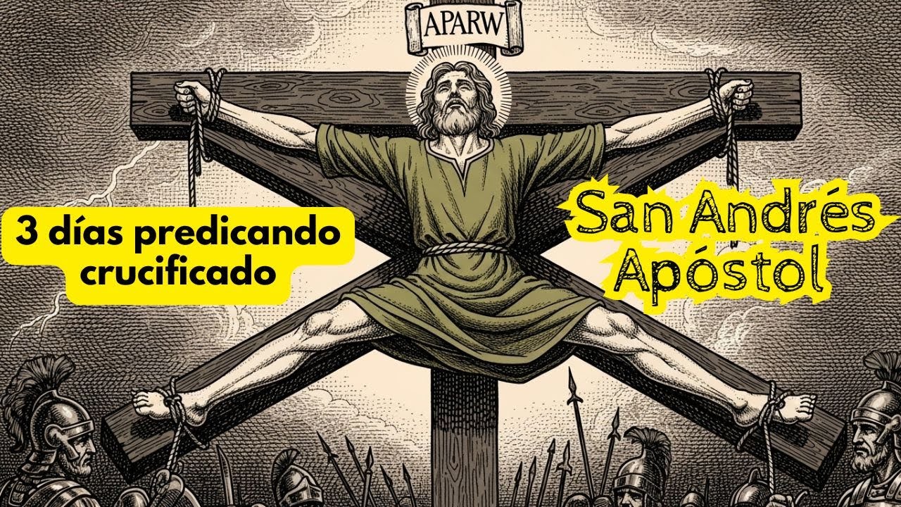 Lo crucificaron para silenciarlo… y él continuó predicando por 3 días — San Andrés Apóstol
