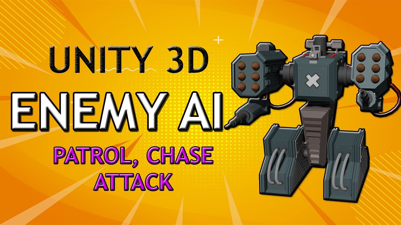 Enemy AI 3D (Patrol, Chase, Attack) || Unity Tutorial