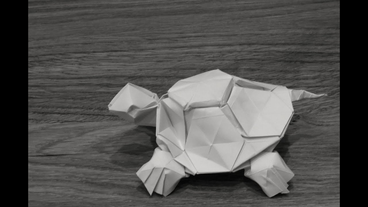 ORIGAMI TURTLE BY ROMAIN CHEVRIER
